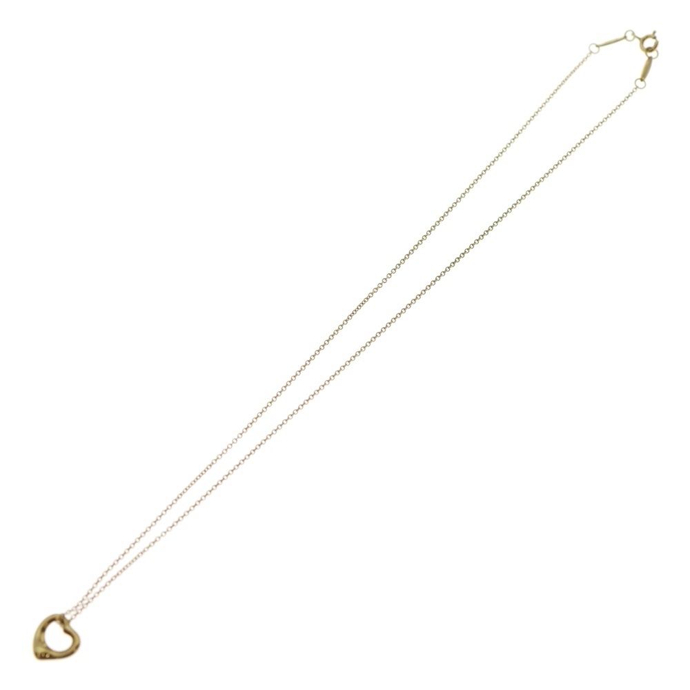 TIFFANY & Co. (ティファニー) オープンハート ネックレス Au750 K18