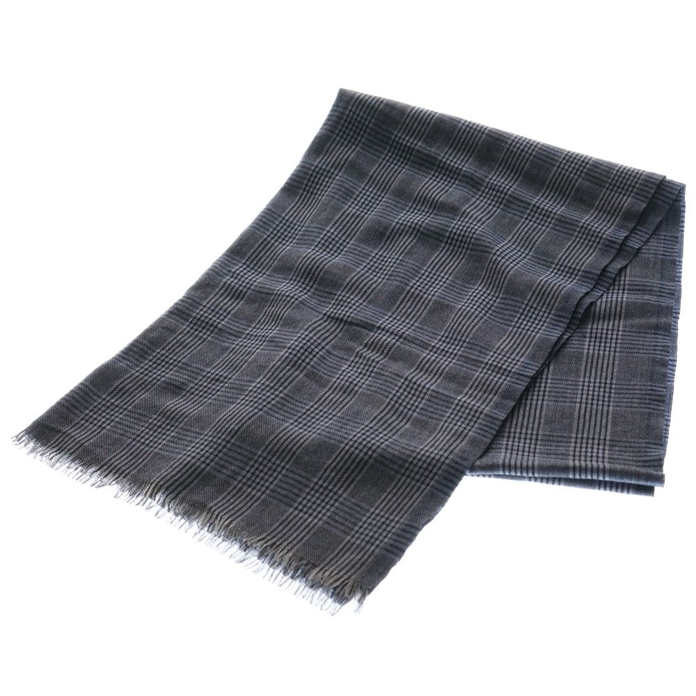 DIOR ディオール WOOL MUFFLER ウールマフラー ブルー