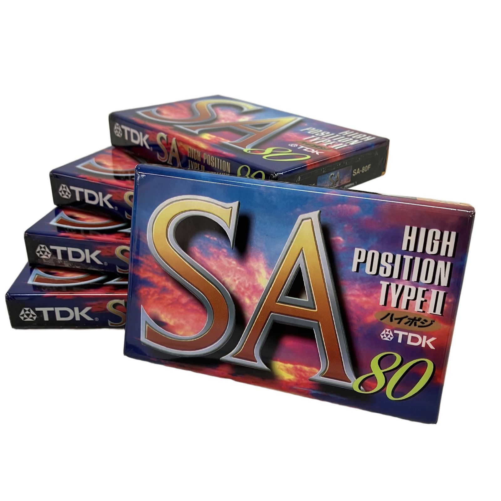 TDK SA HIGH POSITION TYPE II カセットテープ 5点セット ♥ C10715426