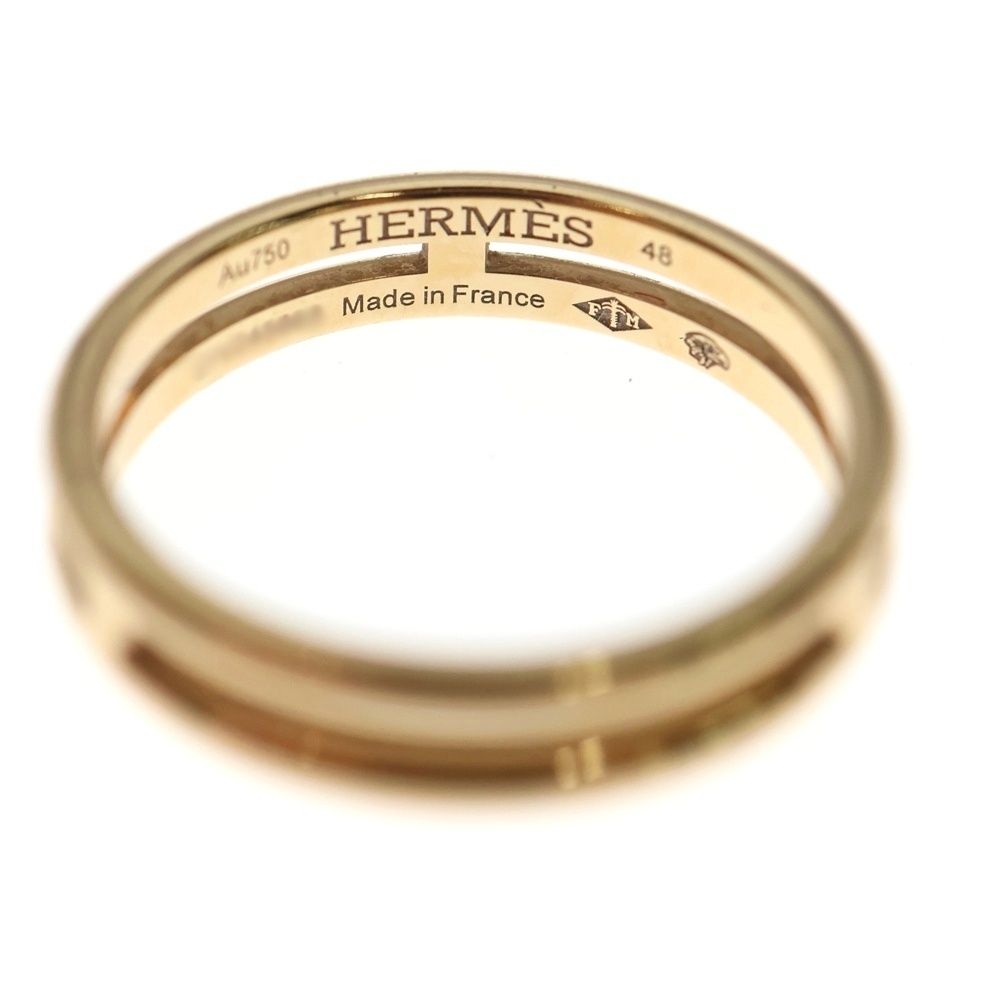 HERMES (エルメス) アリアンヌ リング Au750 K18 ゴールド 指輪 - メルカリ