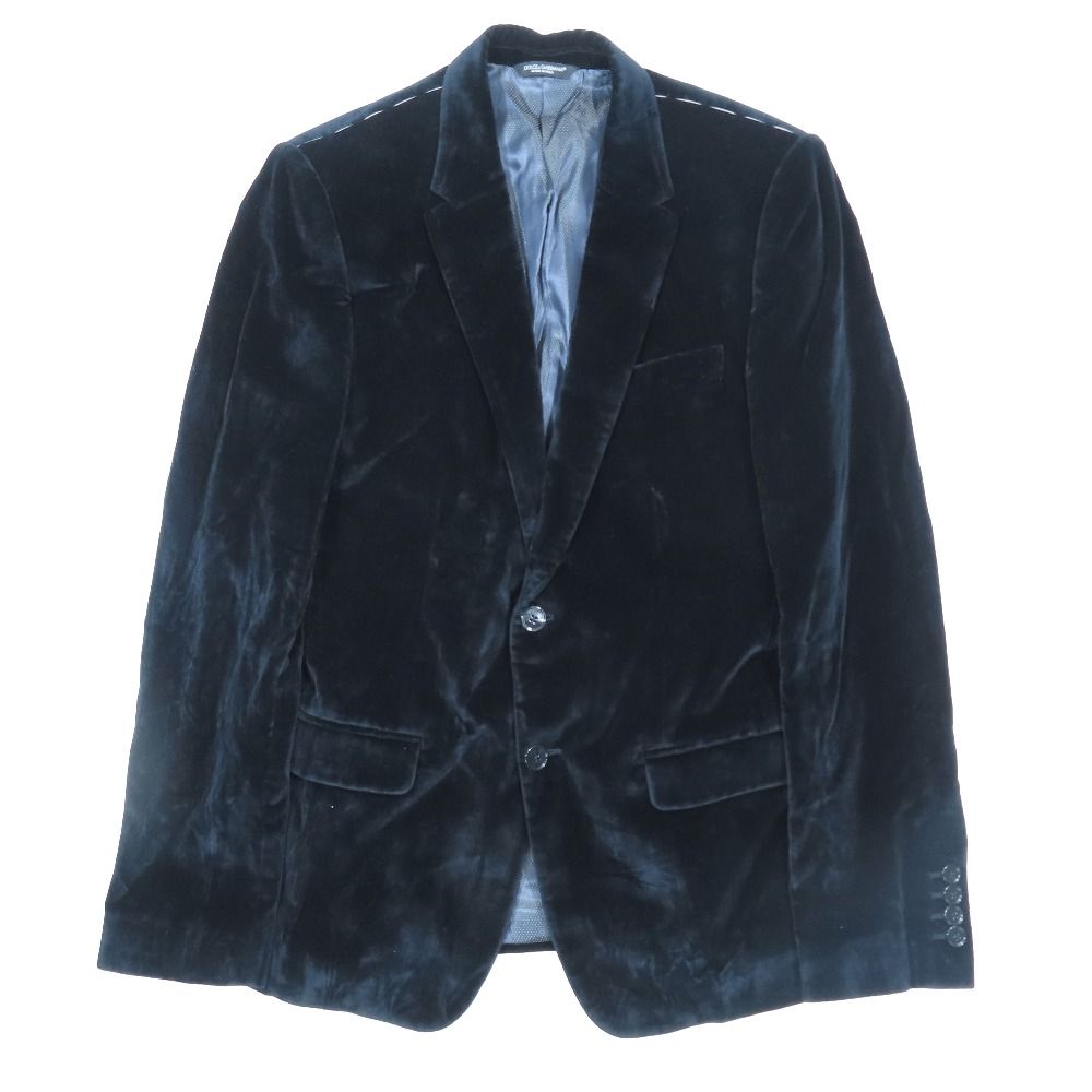 未使用 DOLCE&GABBANA ドルチェアンドガッバーナ ベロア テーラード