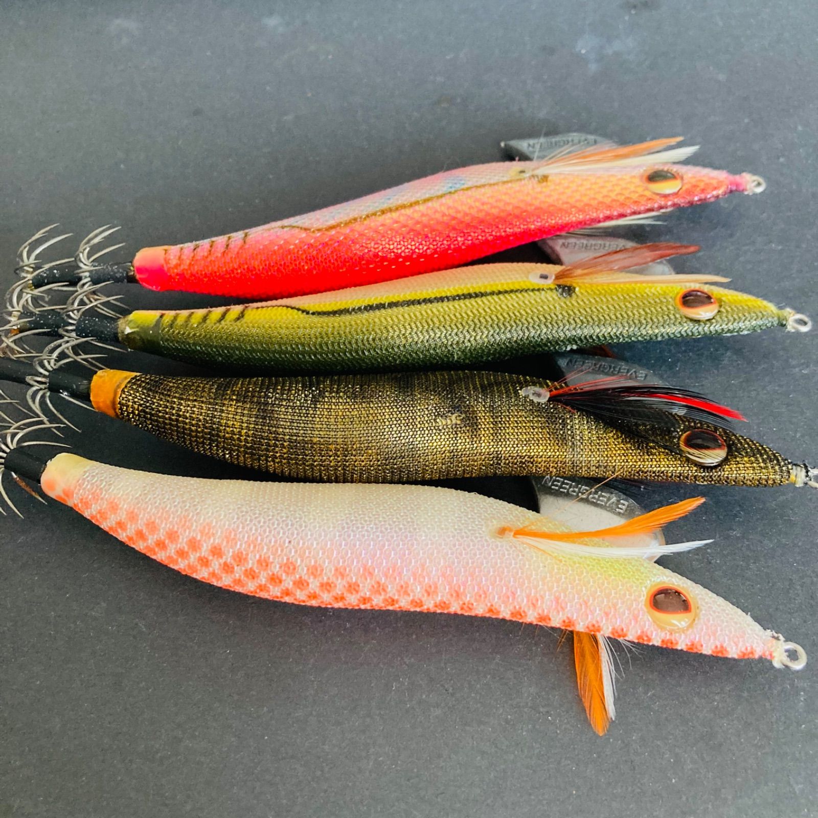 エギ番長 3.5号 エギ エギセット EgiBanchou EverGreen Egi Squid Jig