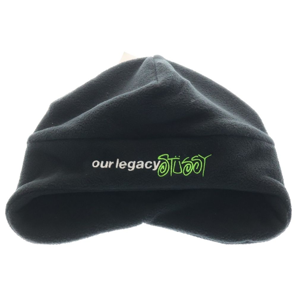 STUSSY ステューシー ×Our Legacy Workshop Polar Fleece Beanie アワーレガシー ニットビーニー ニット帽 帽子 ブラック 331243