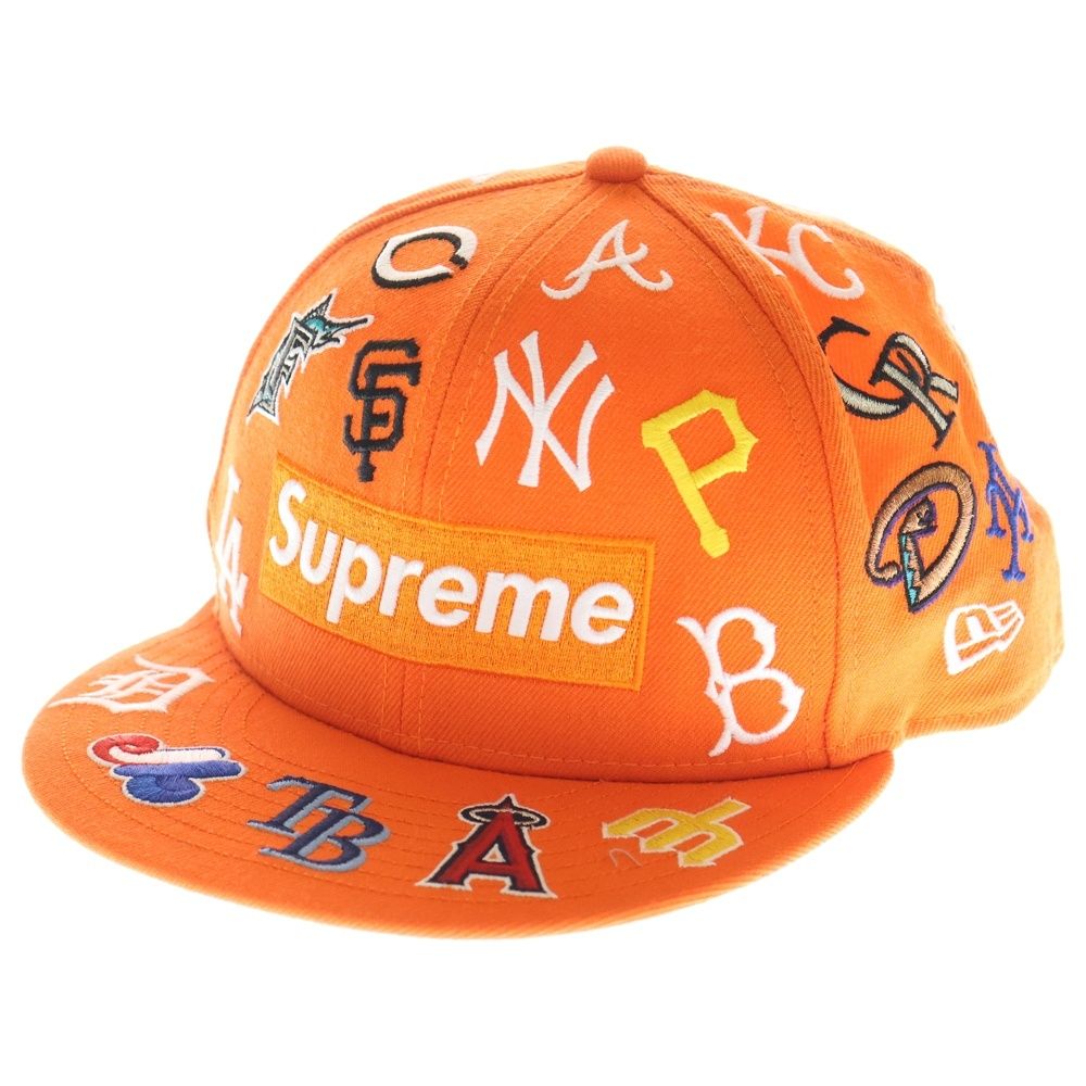SUPREME シュプリーム 20SS MLB New Era ボックスロゴ ニューエラ ベースボールキャップ 帽子 オレンジ