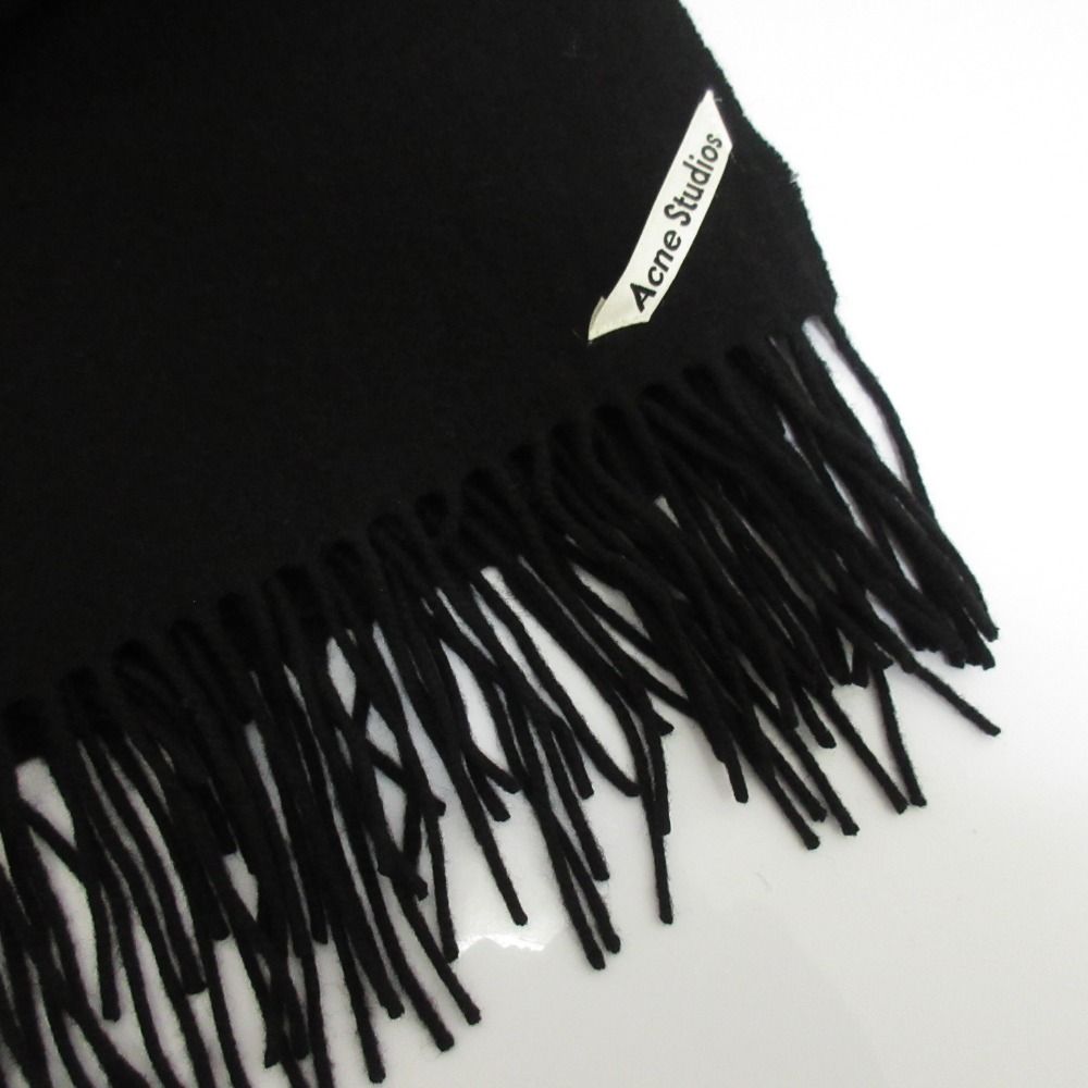 良品 Acne Studios アクネストゥディオズ 大判 ウール フリンジ