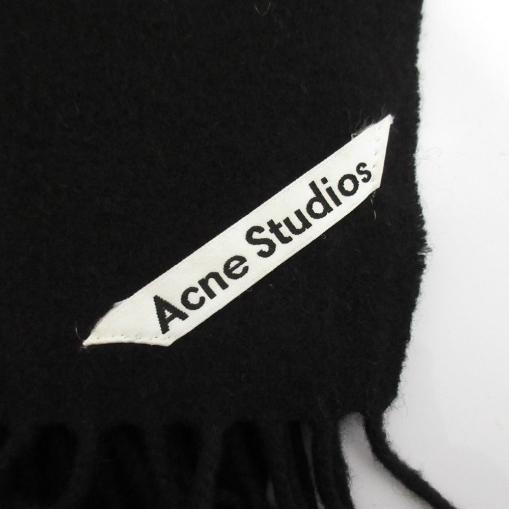 良品 Acne Studios アクネストゥディオズ 大判 ウール フリンジ