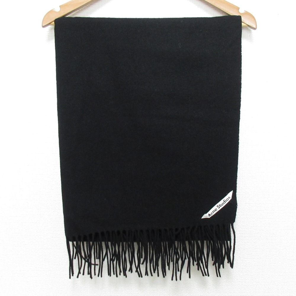 良品 Acne Studios アクネストゥディオズ 大判 ウール フリンジ
