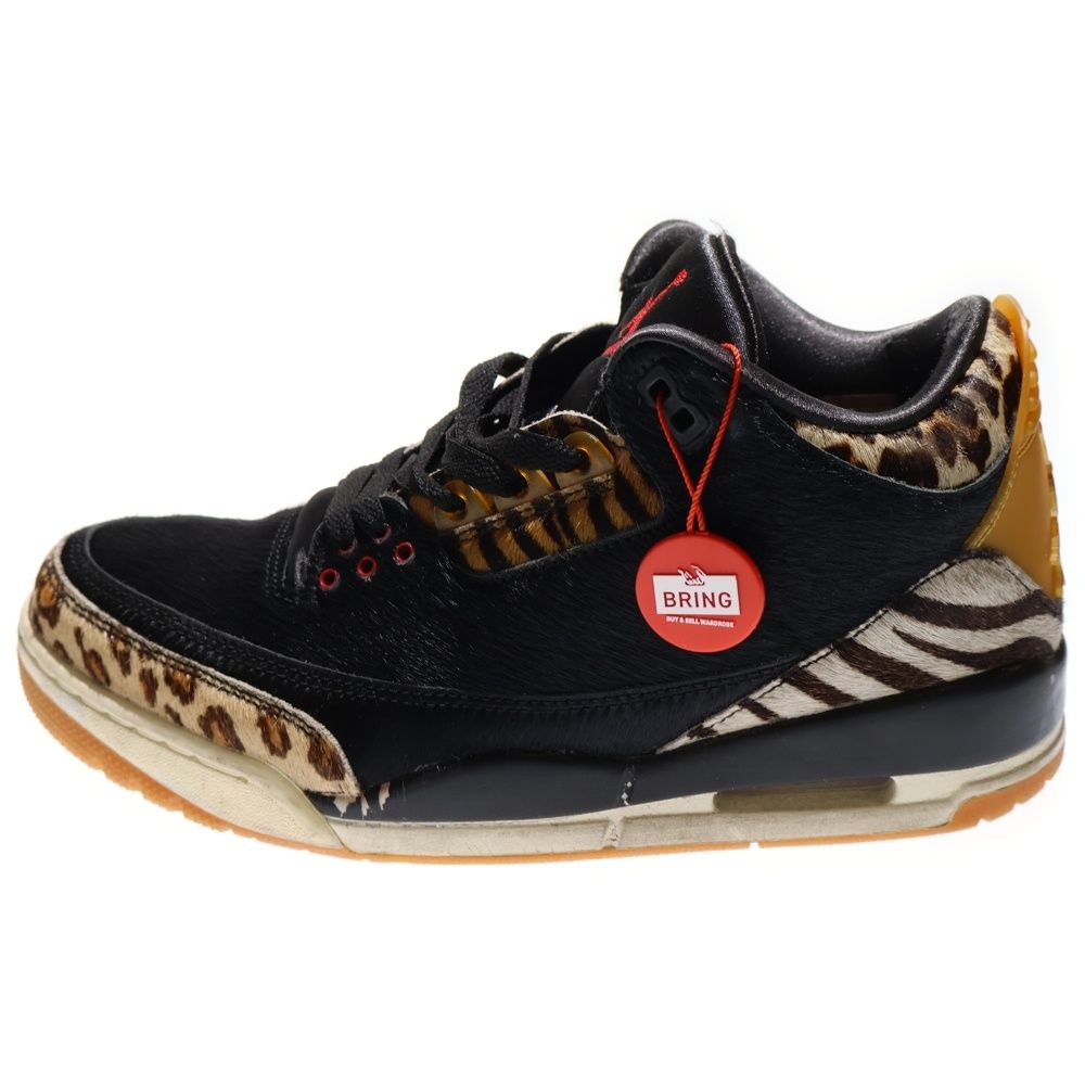 NIKE ナイキ AIR JORDAN 3 RETRO SE ANIMAL ジョーダン3 アニマル ハイカットスニーカー ブラック/ブラウン US9/27cm NIKE (ナイキ) AIR JORDAN 3 RETRO SE ANIMAL ジョーダン3 アニマル