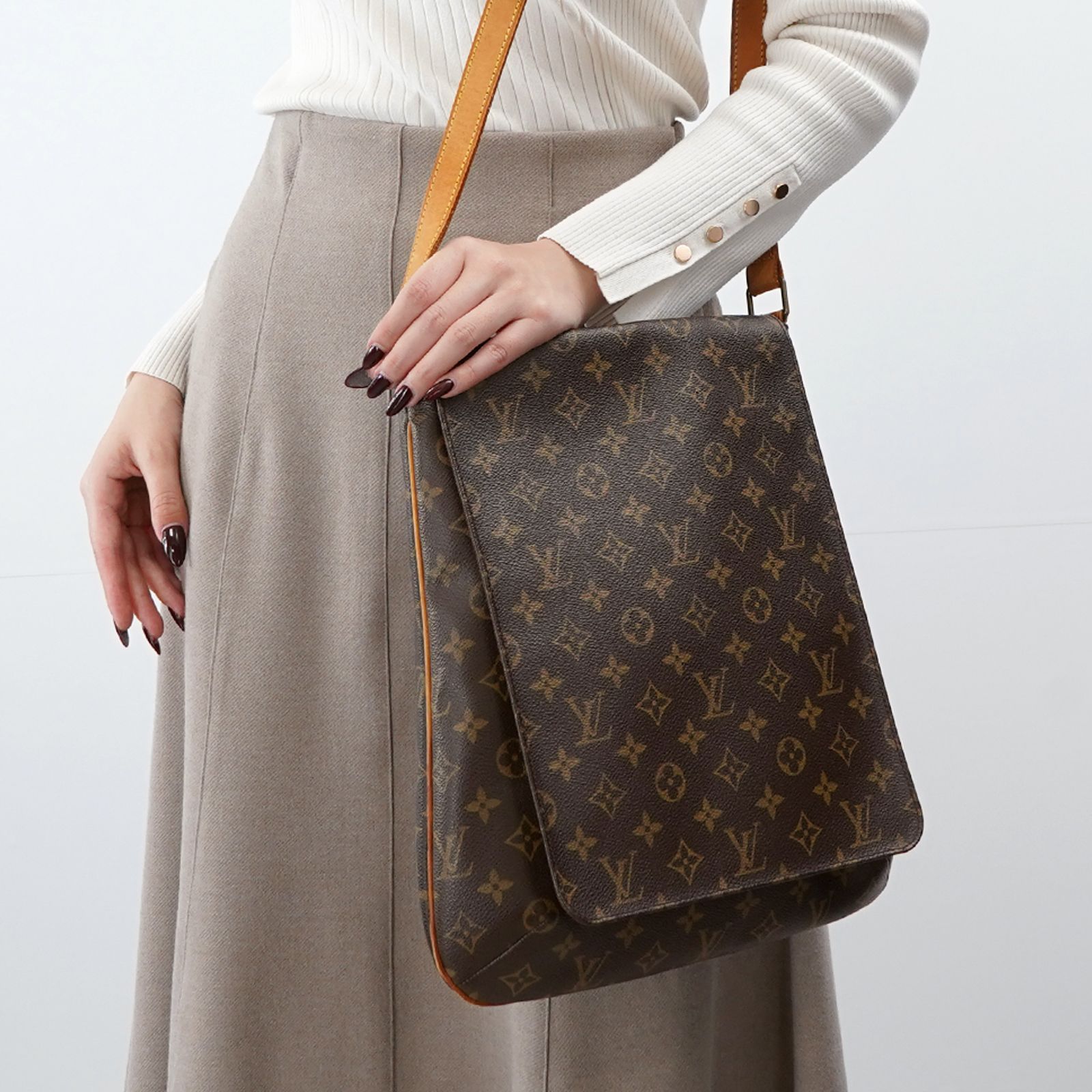 LOUIS VUITTON ミュゼット モノグラム ショルダー バッグ M51256 