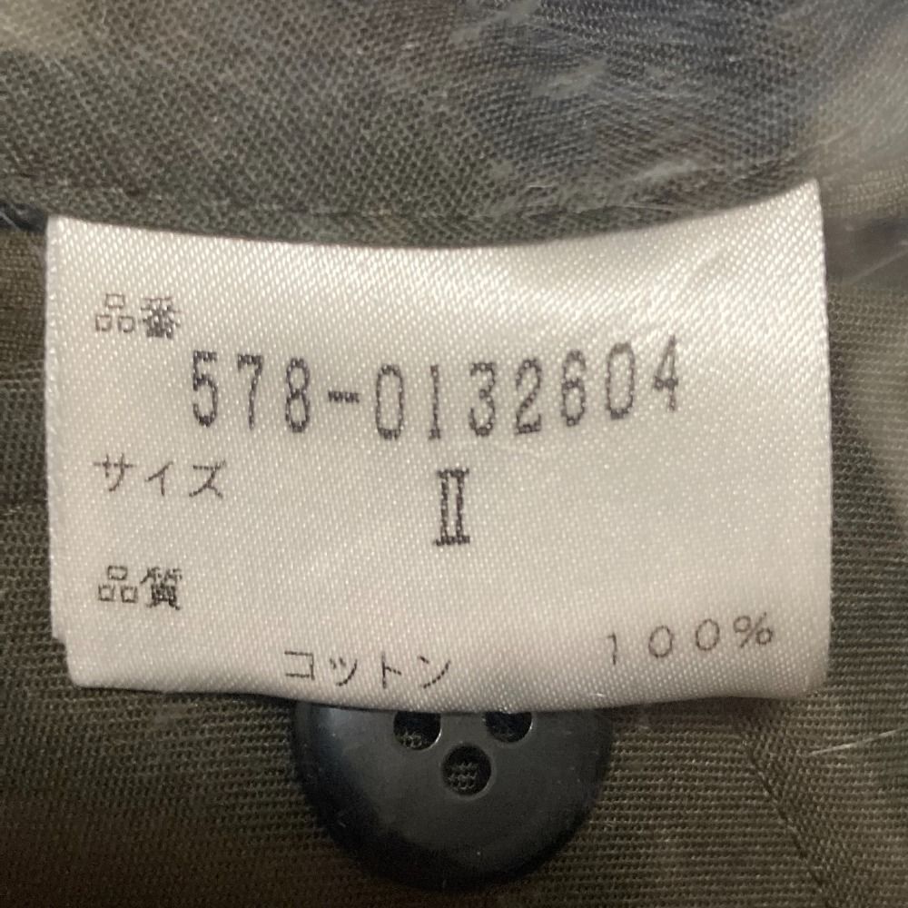 美品 MARGARET HOWELL マーガレットハウエル タックスカート 2 カーキ