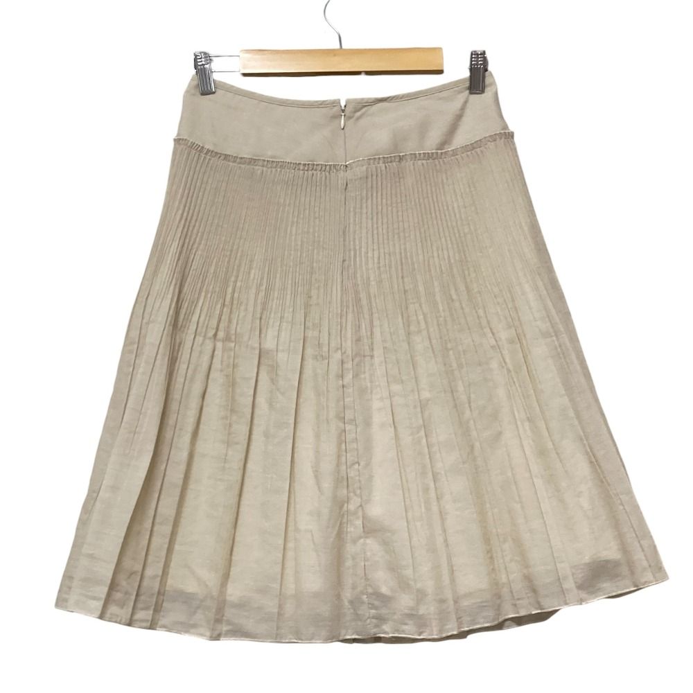 良品 BURBERRY バーバリー プリーツ スカート サイズ38 ベージュ