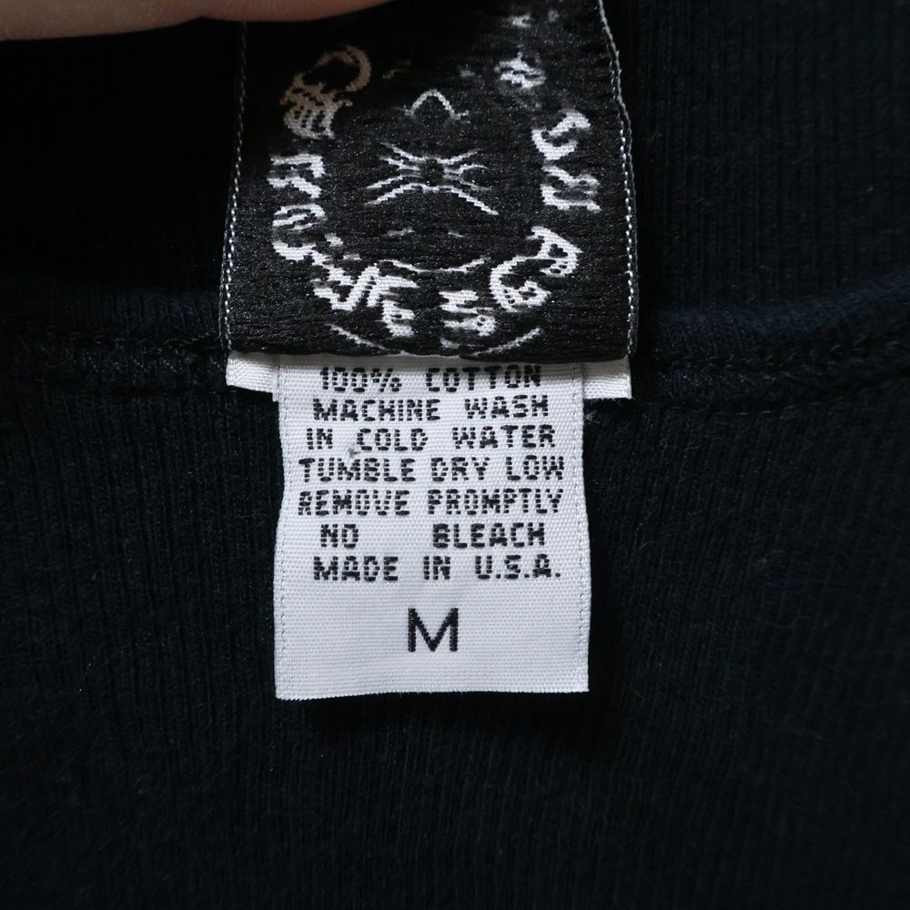  CHROME HEARTS クロムハーツ フローラルハート プリント ラインストーン リブ ノースリーブ タンクトップ カットソー ブラック レディース その他 その他