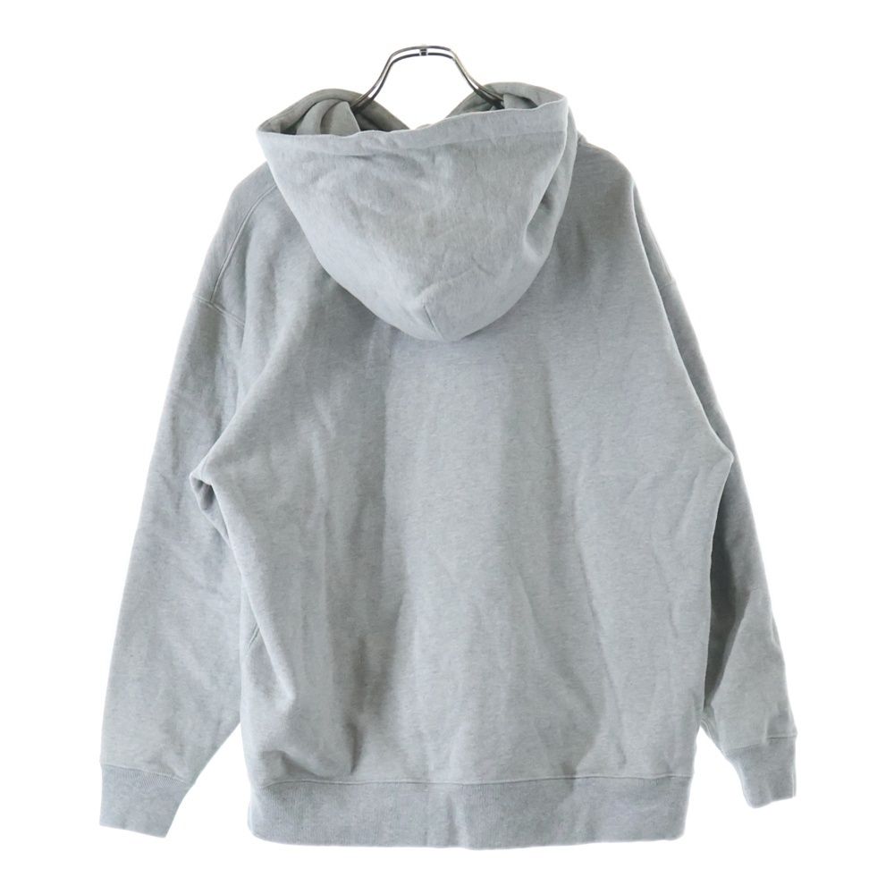 ほぼ新品　ゴッドセレクションxxx グレー　ボックスロゴ　パーカー　S ゴッドセレクショントリプルエックス GOD SELECTION XXX ボックスロゴ