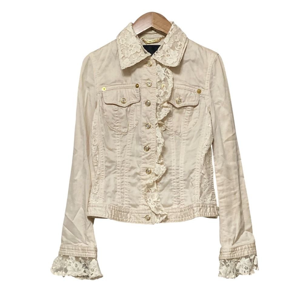 美品 INGEBORG インゲボルグ レースコンビ シャツジャケット サイズ9