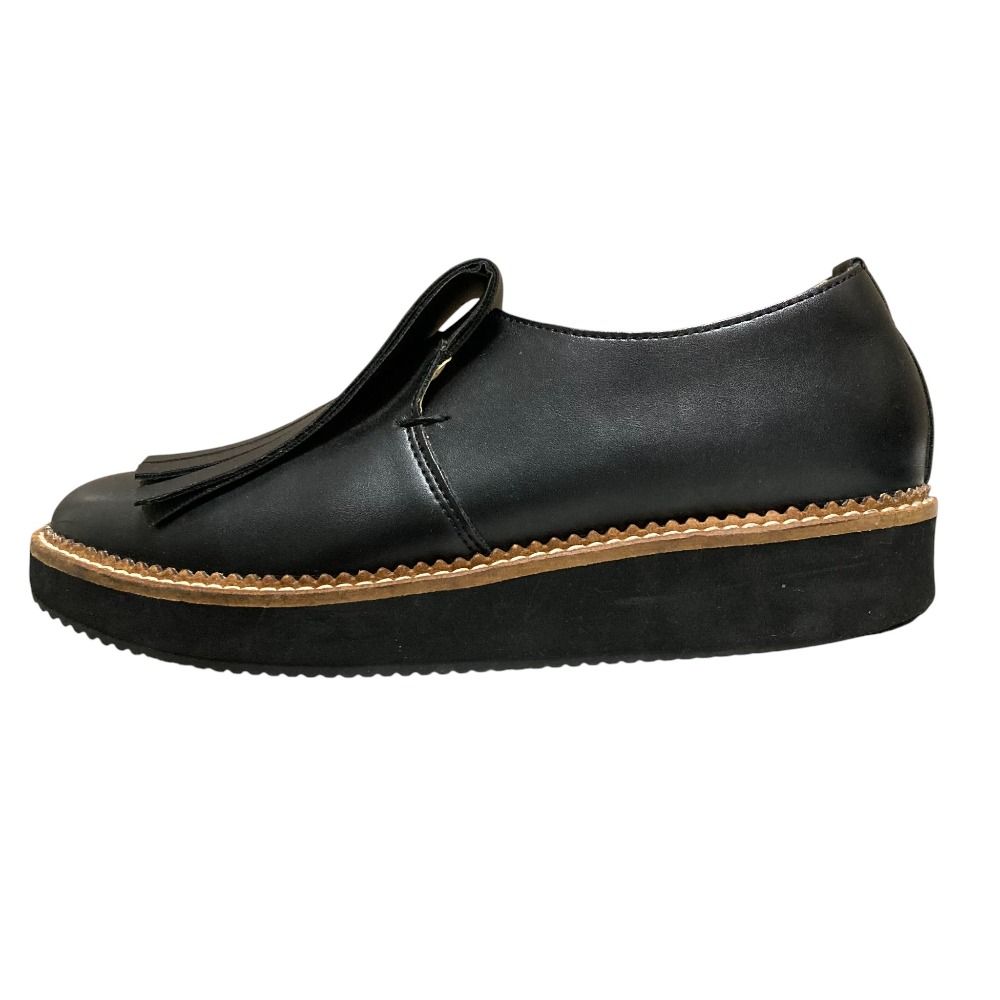 良品 zucca ズッカ キルトタッセル ローファー シューズ L 25cm