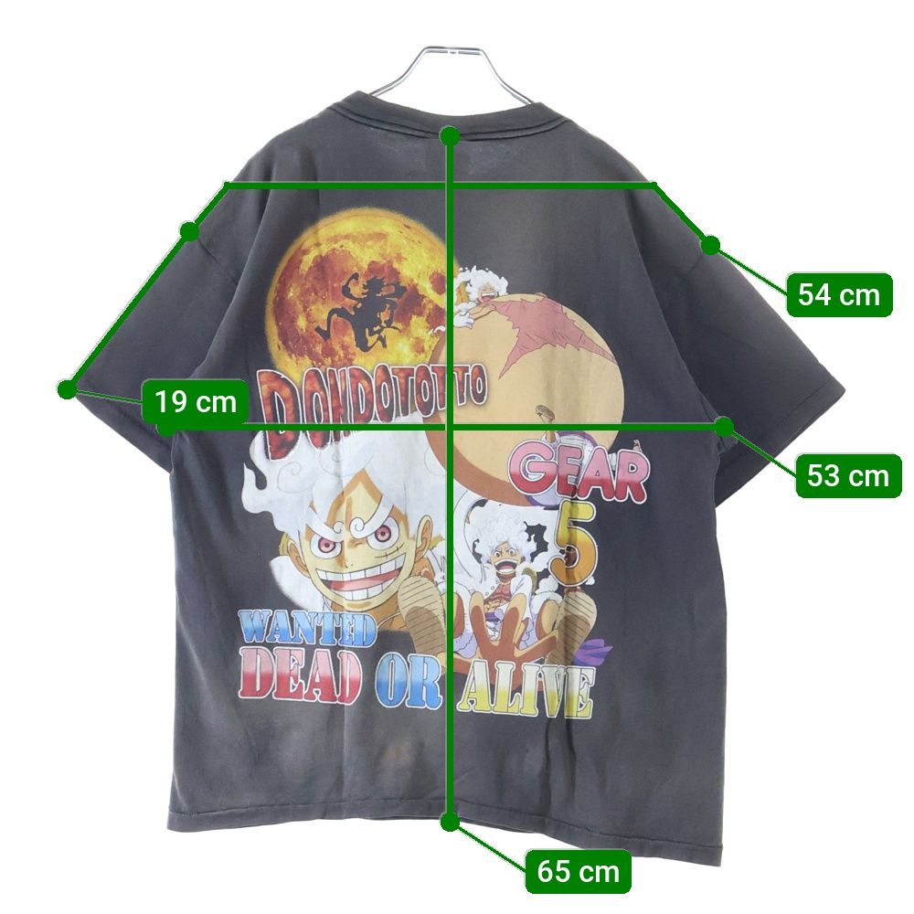 セントマイケル SAINT MICHAEL × ワンピース ルフィ SAINT MICHAEL (セントマイケル) 23AW OP SS T-SHIRT LUFFY ワンピース