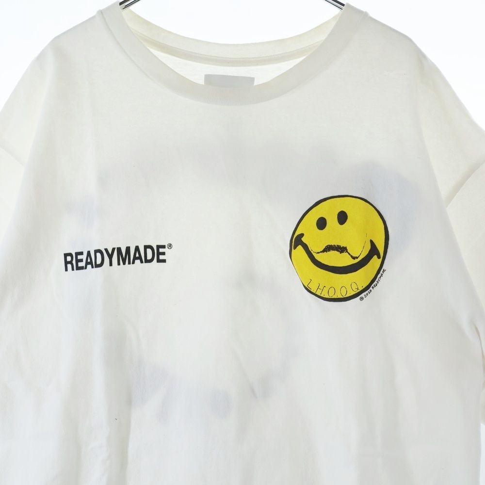 READY MADE (レディメイド) 20SS S/S SMILE PRINT TEE スマイル