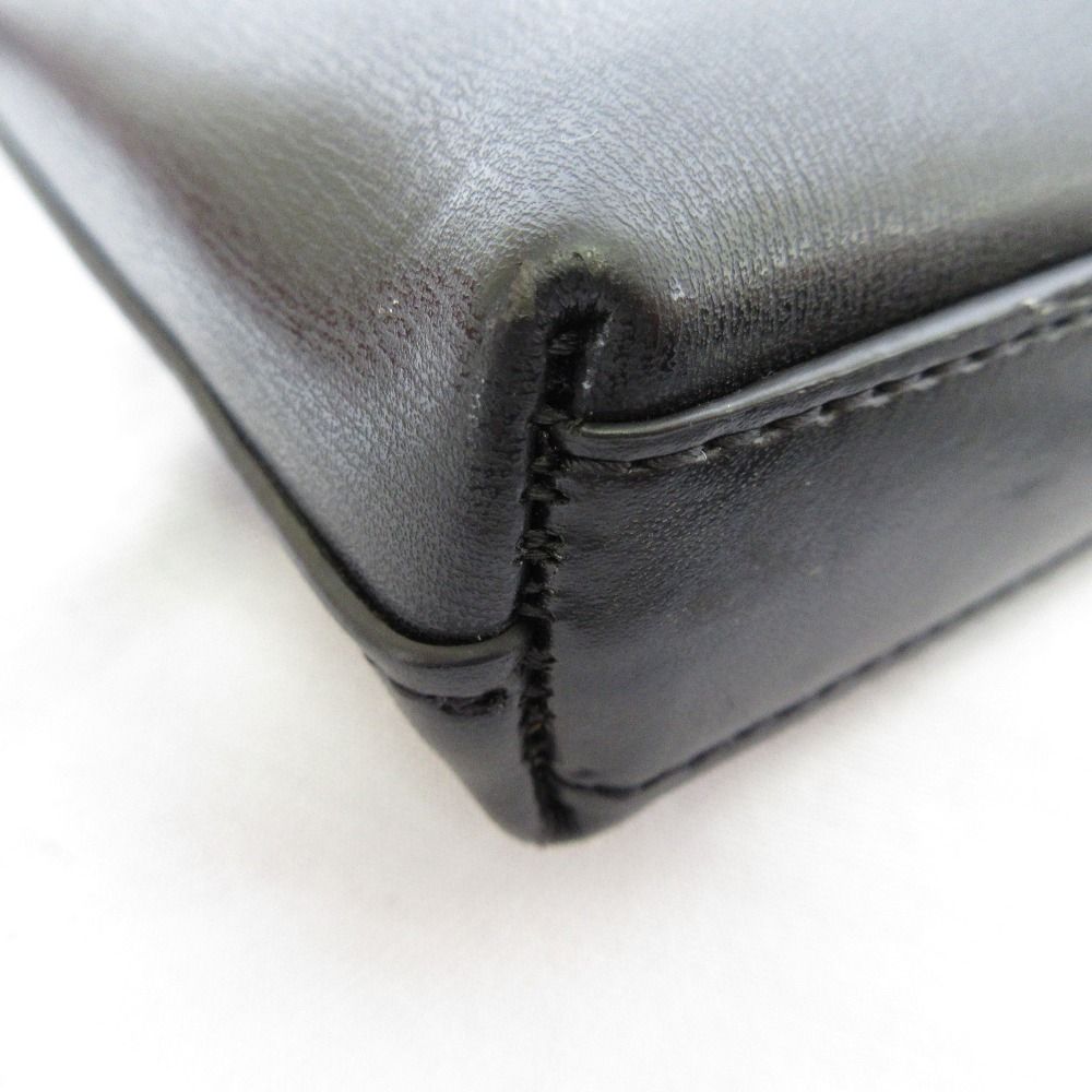  Paul Smith ポールスミス レザー 2 WAY クラッチバッグ ショルダーバッグ ブラック メンズ レディース 古着 クラッチバッグ バッグ