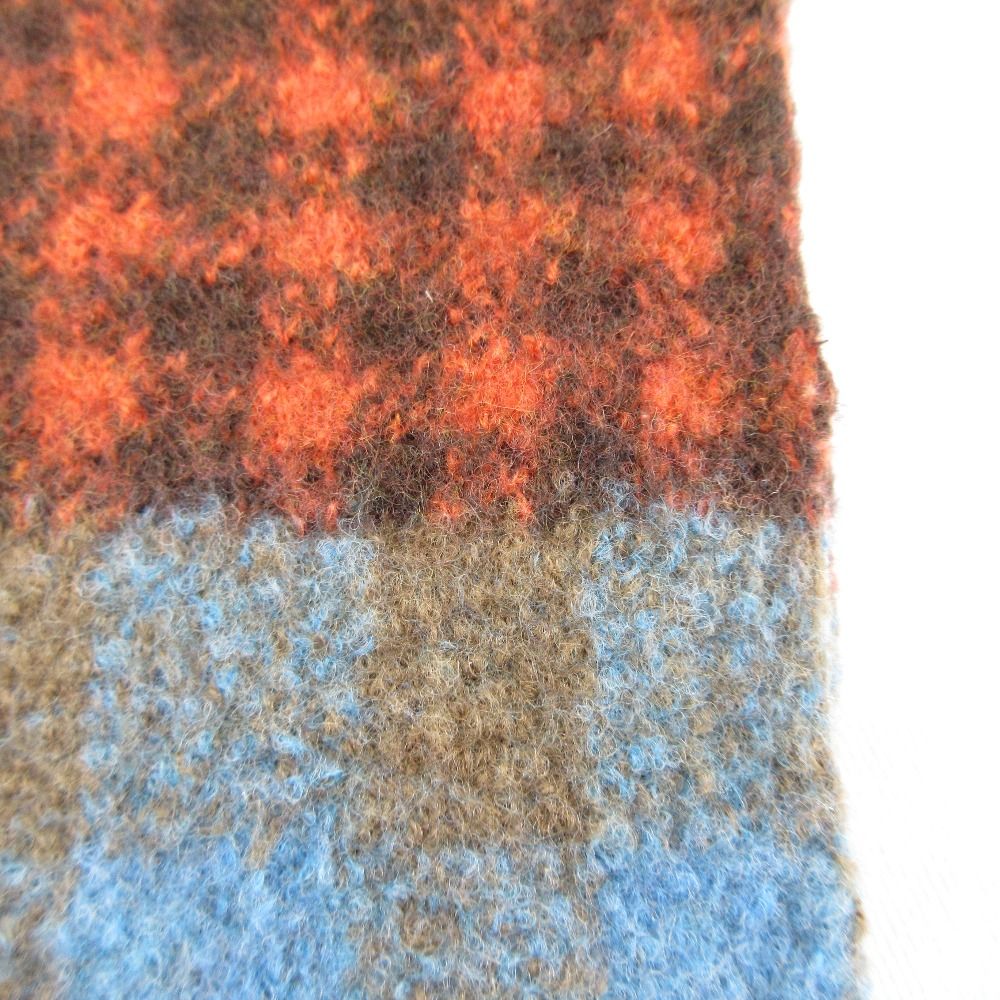 45R 縮絨ギンガムジャガードのマフラー 45R - 45r 縮絨ギンガムジャガードのマフラー 45r 今季 オンライン完売