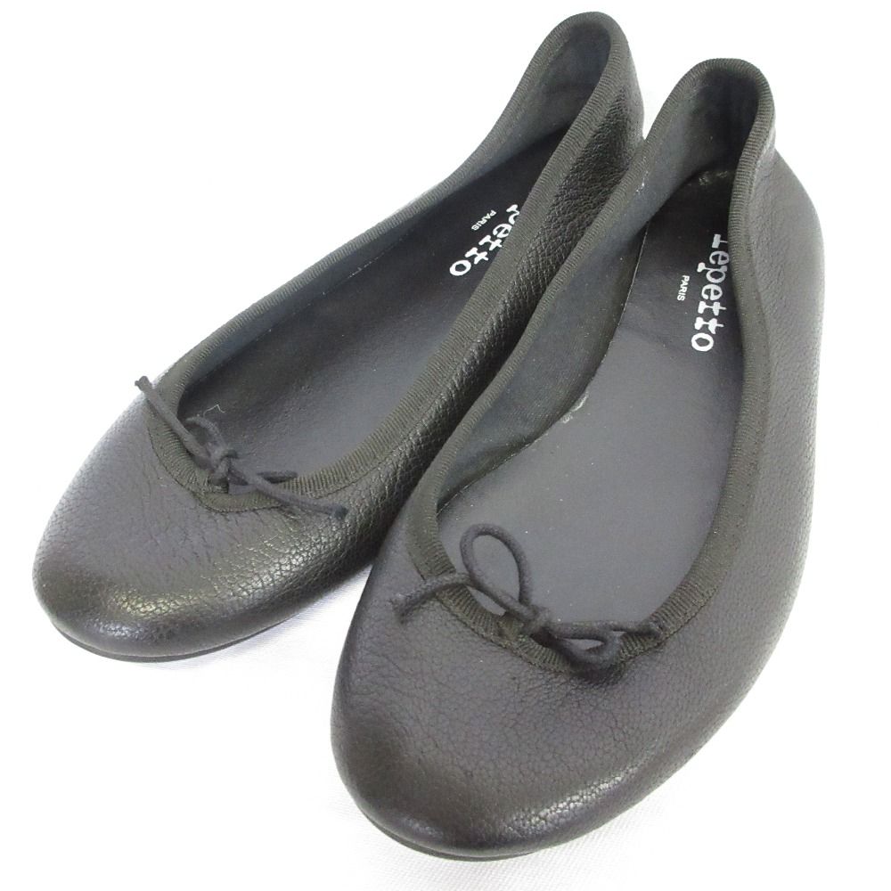 repetto レペット LILI バレエシューズ 38 約24 cm ブラック レディース 古着