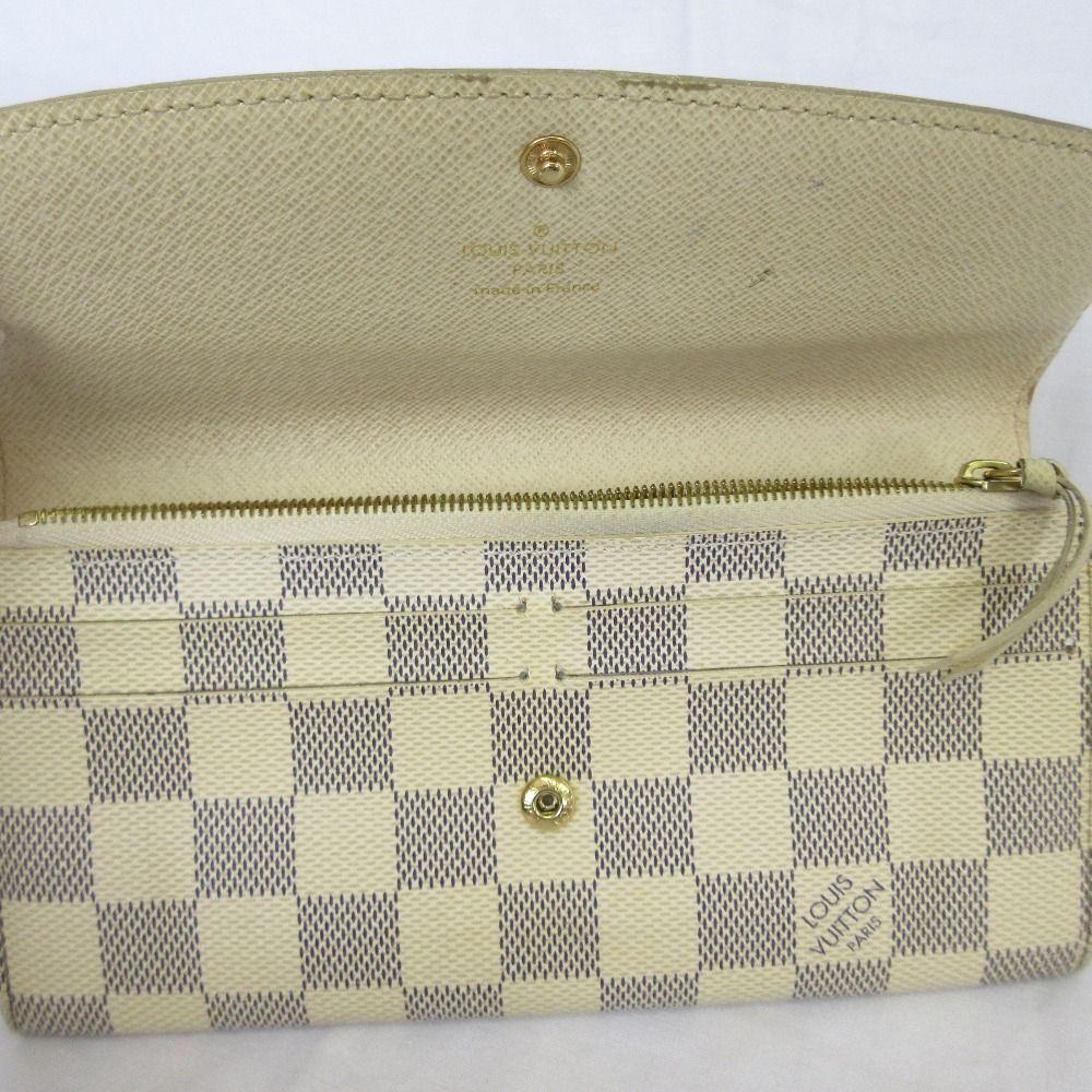 【新型美品】 ルイヴィトン ダミエアズール ポルトフォイユ エリーズ 三つ折り 良品 LOUIS VUITTON ルイヴィトン ダミエアズール ポルトフォイユ