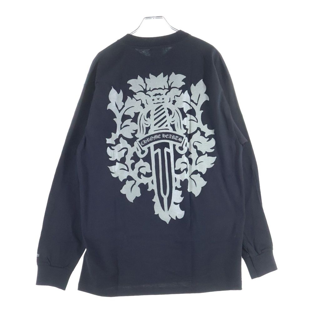 CHROME HEARTS ロンT バックロゴ 英字 ダガー ブラック S CHROME HEARTS ロンT バックロゴ 英字 ダガー ブラック S 楽天市場
