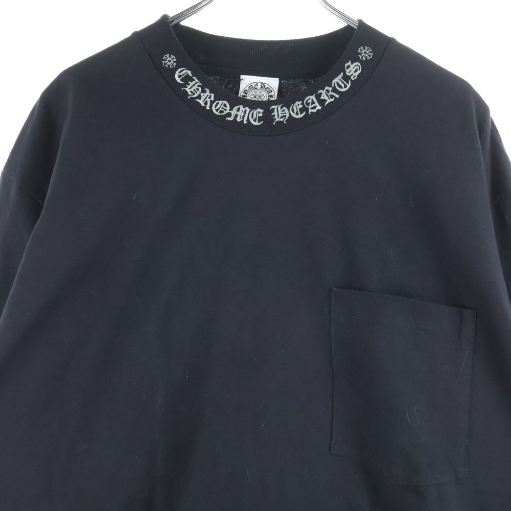 CHROME HEARTS (クロムハーツ) OLD NECK LOGO DAGGER L/S TEE オールド
