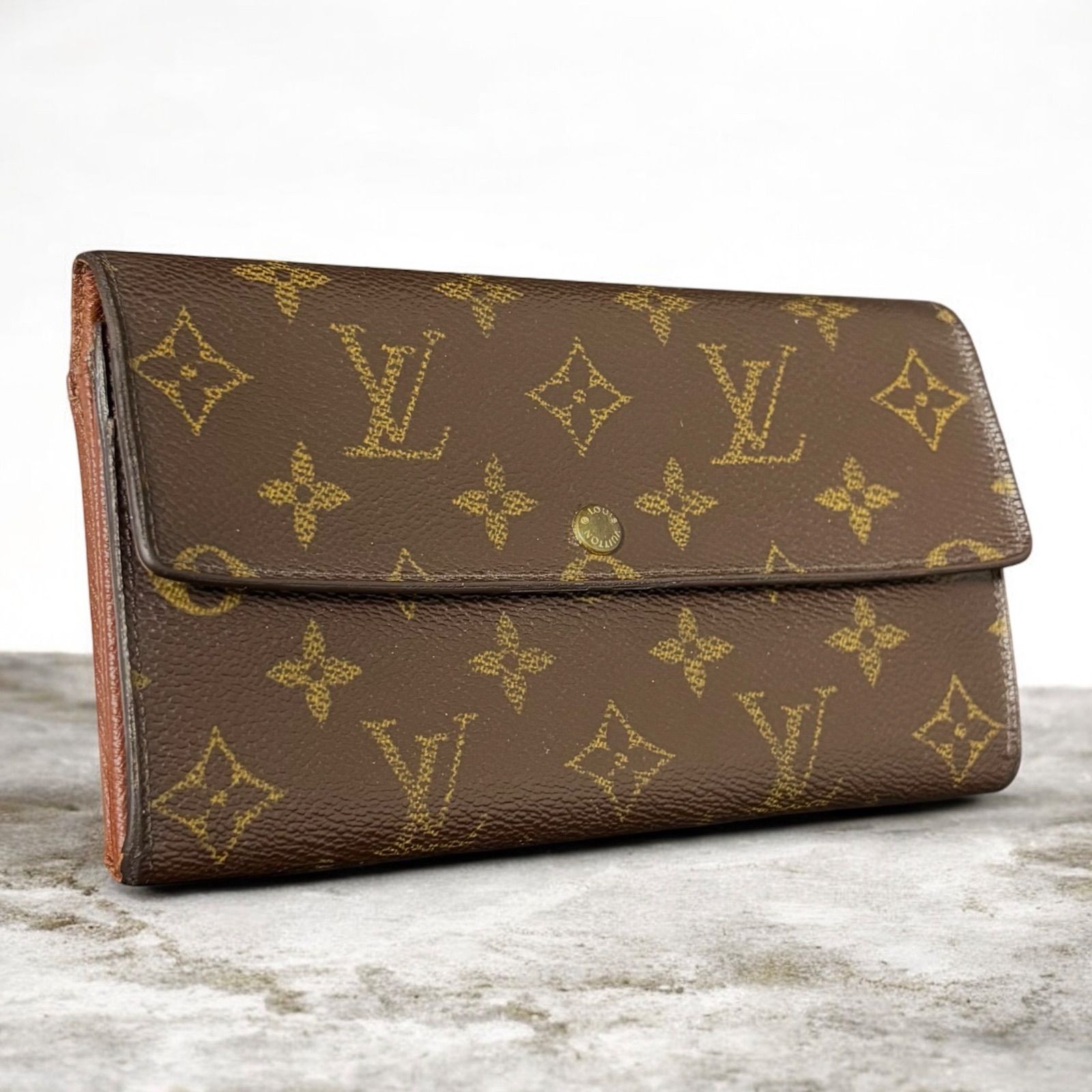 t43 ポルトモネ クレディ ポルトフォイユ サラ 旧型 モノグラム Louis