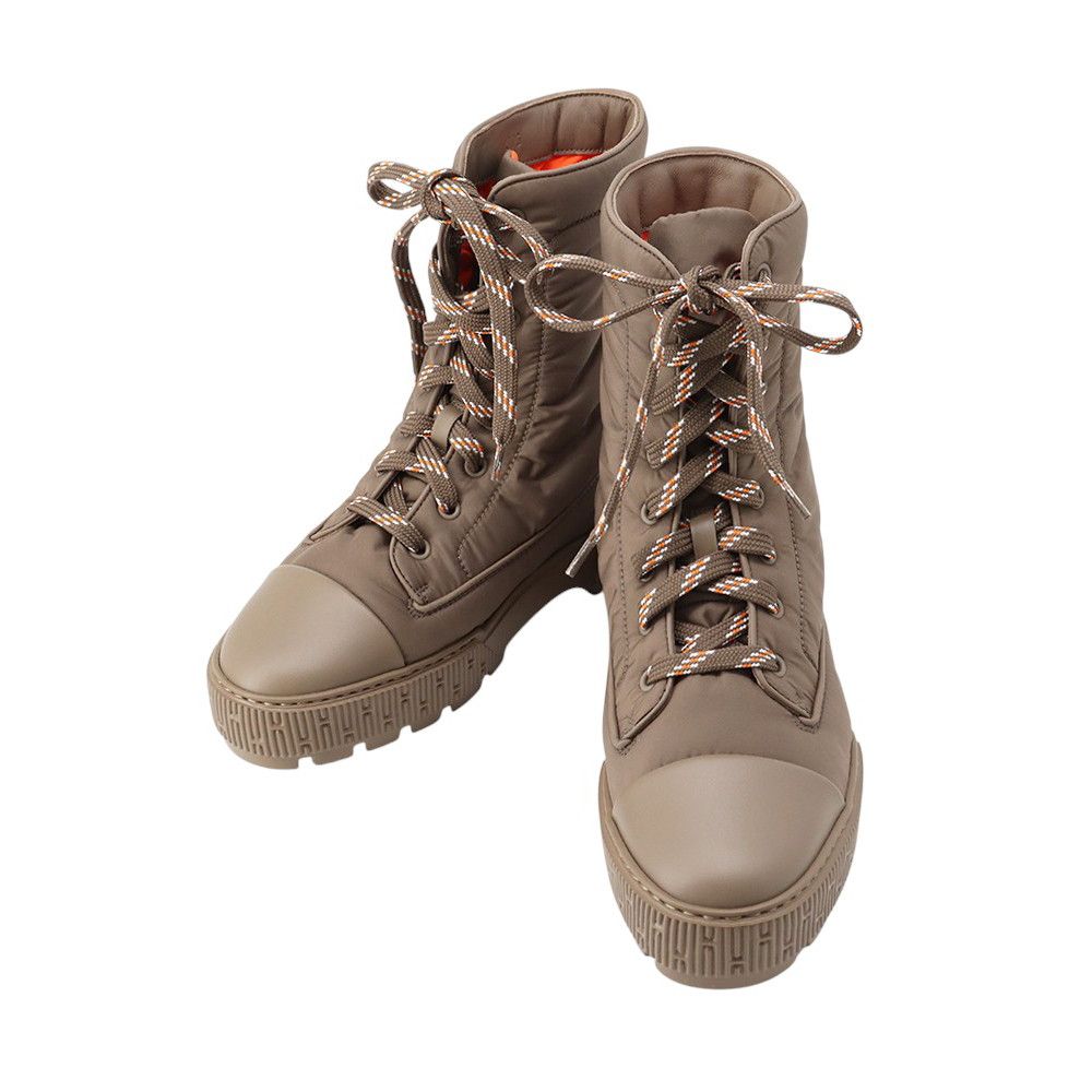 エルメス ブーツ フレッシュ ファブリック レディースサイズ37.5