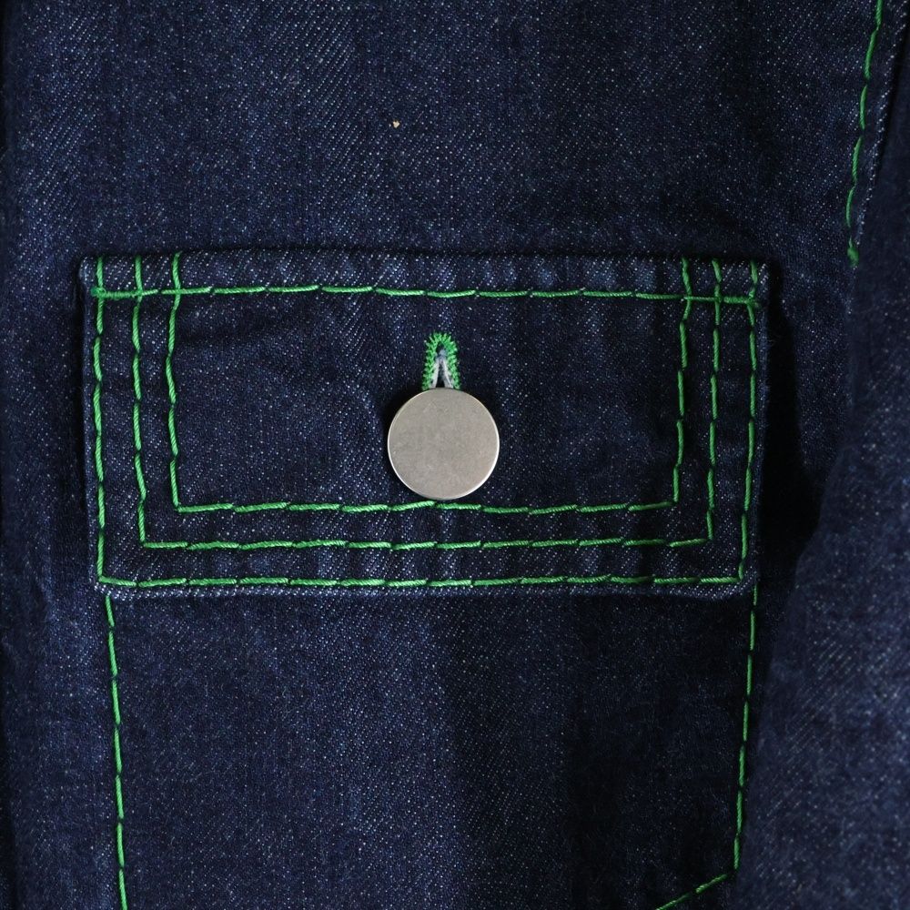 BOTTEGA VENETA (ボッテガヴェネタ) 22SS グリーンステッチ デニム