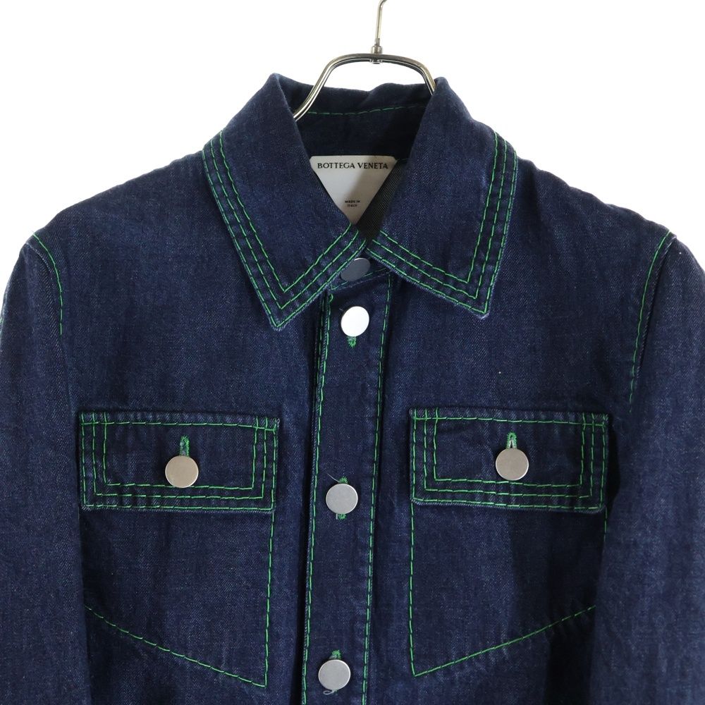 BOTTEGA VENETA (ボッテガヴェネタ) 22SS グリーンステッチ デニム