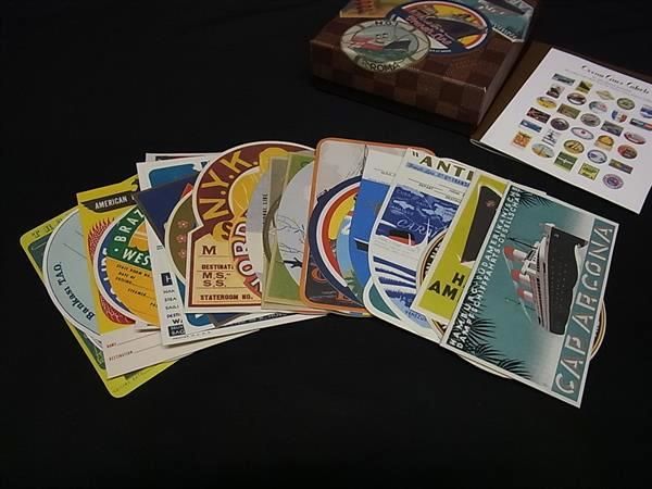 LOUIS VUITTON ルイヴィトン R 07945 30 ポストカード オーシャン ライナーラベルズ ポストカードセット FR 5496