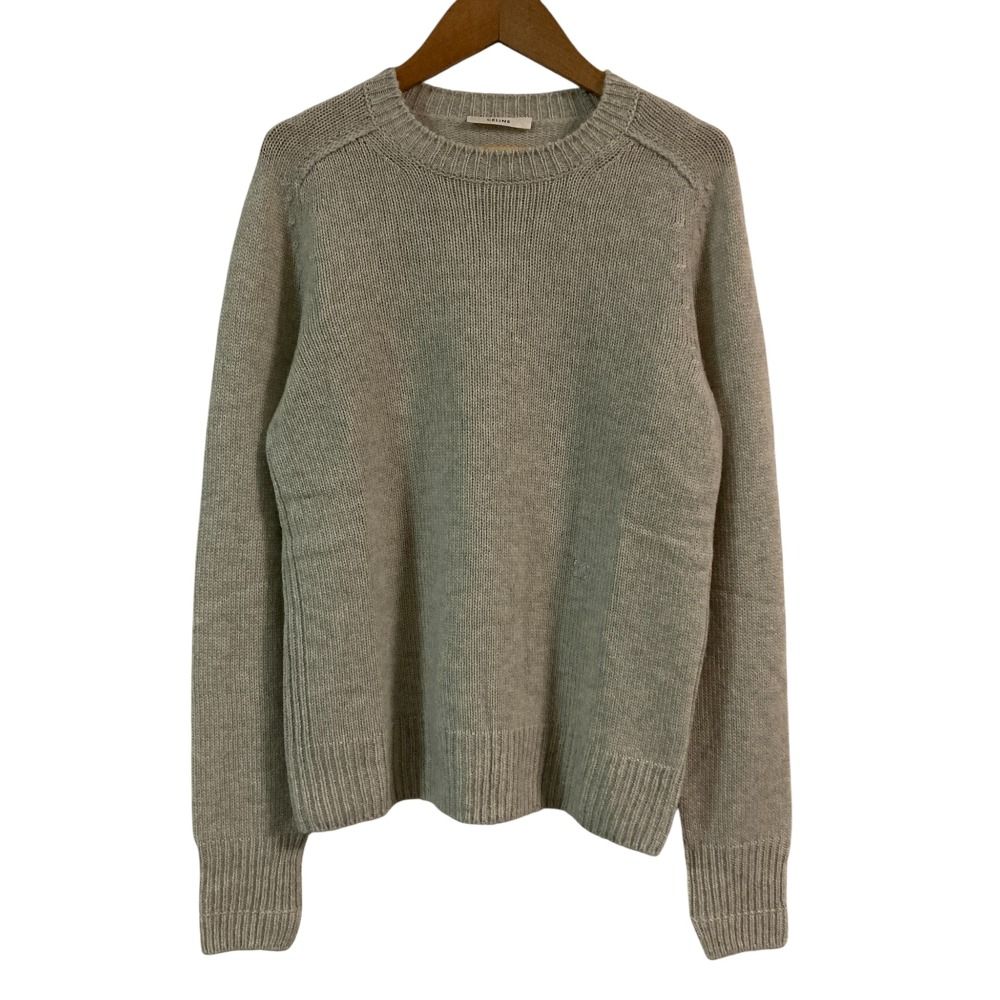 美品 CELINE セリーヌ フィービー期 トリオンフロゴ カシミヤ クルー