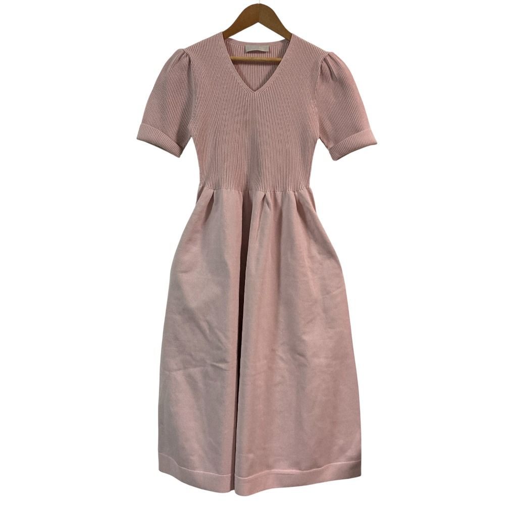 24 SS CELFORD セルフォード ホールガーメント 半袖 ロングワンピース サイズ36 ピンク レディース 古着