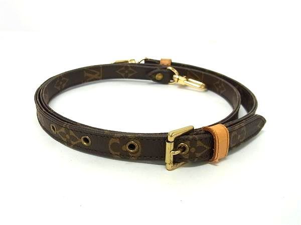 LOUIS VUITTON ルイヴィトン モノグラム バッグ用 ショルダーストラップ 斜め掛け 肩掛け レディース ブラウン系 FP 9406