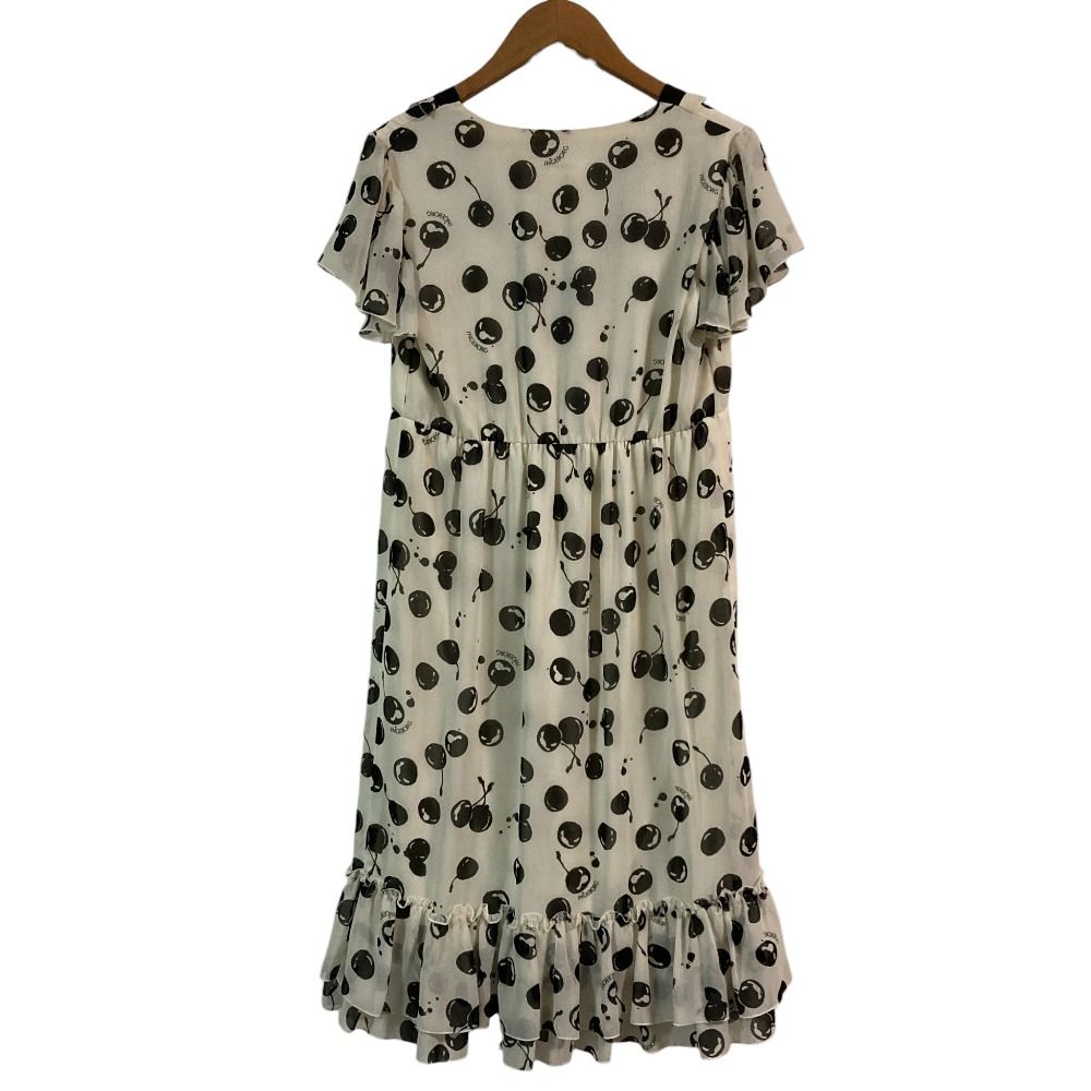 美品 INGEBORG インゲボルグ フルーツ柄 フリル ワンピース サイズ9