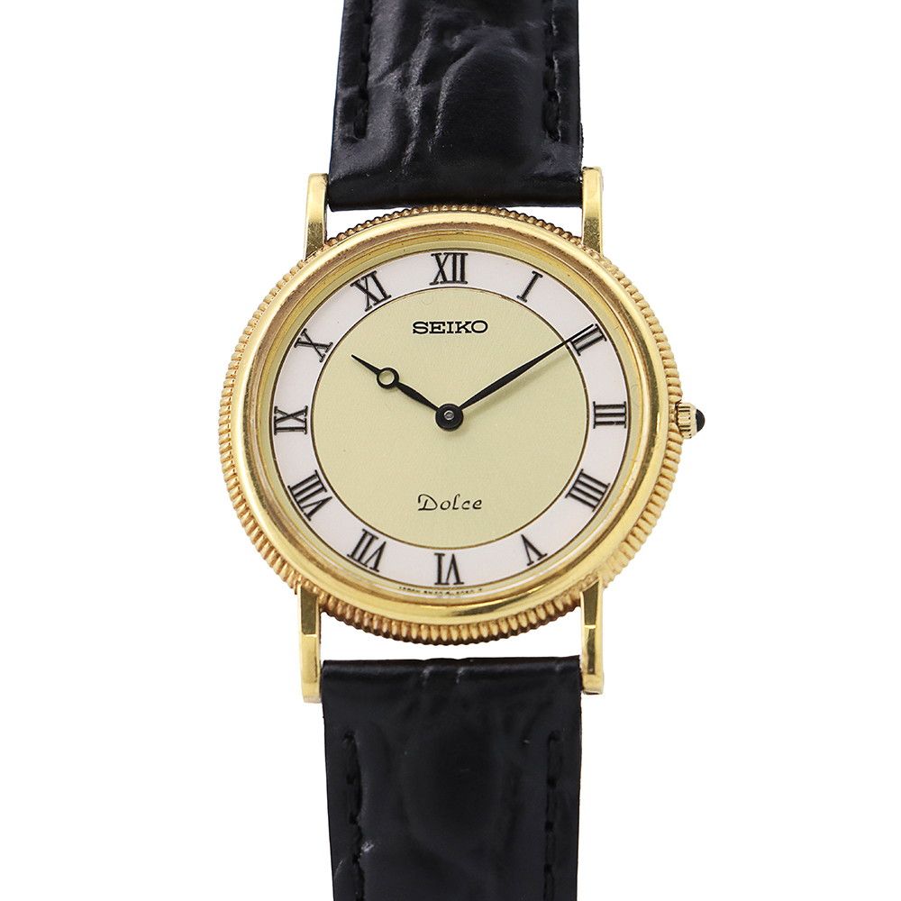 セイコー ドルチェ 8 N 40 6040 SEIKO 腕時計 シャンパン文字盤 クォーツ