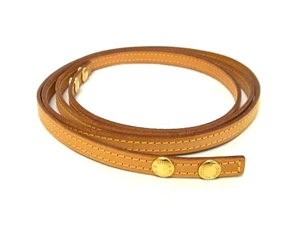 LOUIS VUITTON ルイヴィトン レザー バッグ用 ショルダーストラップ ショルダーベルト 肩掛け ブラウン系 FU 5347