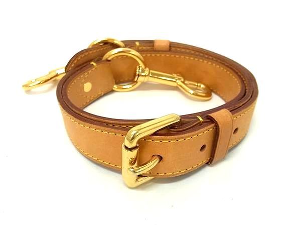 LOUIS VUITTON ルイヴィトン レザー ショルダーストラップ ショルダーベルト 肩掛け ライトブラウン系 FU 5317