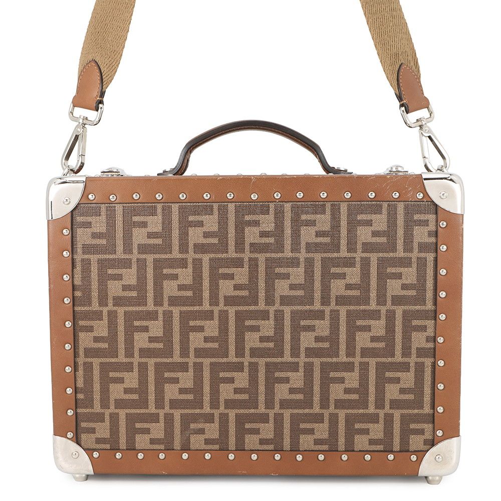 フェンディ トランクケース ズッカ 旅行用バッグ 7 VV 134 FENDI 2 way