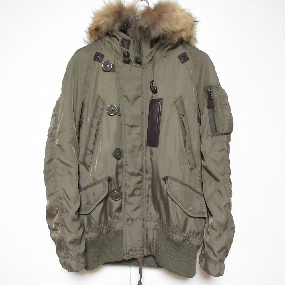 良品 GOA ゴア N-2B ミリタリージャケット ブルゾン Fサイズ オリーブ