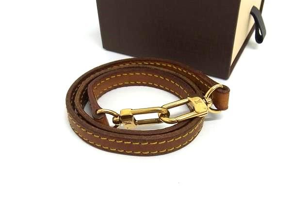 LOUIS VUITTON ルイヴィトン バッグ用 ショルダーストラップ 肩掛け レディース ブラウン系 ゴールド系 FQ 3506