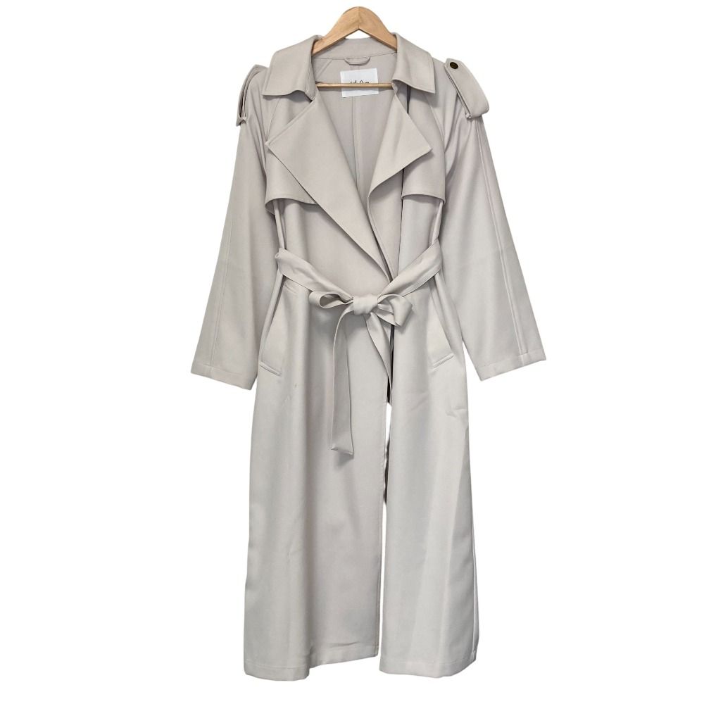 良品 25SS Mila Owen ミラオーウェン 共ベルト付憲章デザイントレンチ