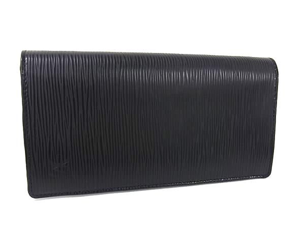 LOUIS VUITTON ルイヴィトン M 60622 エピ ポルトフォイユ ブラザ 二つ折り 長財布 ウォレット ブラック系 BN 6777