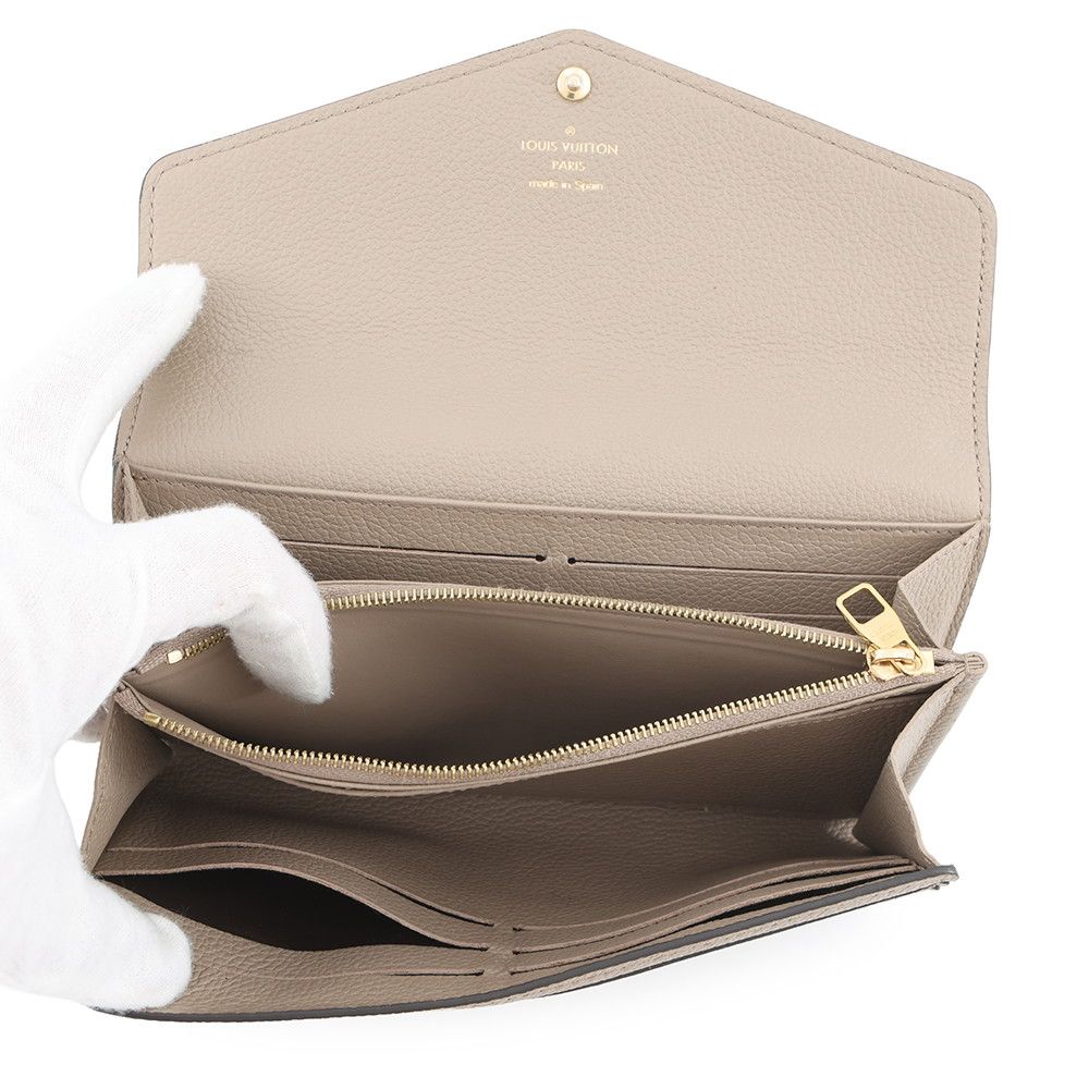 ルイヴィトン 長財布 モノグラム・アンプラント ポルトフォイユ・サラ