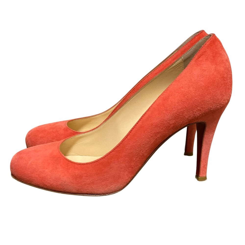 良品 Christian Louboutin クリスチャンルブタン スエード ラウンド