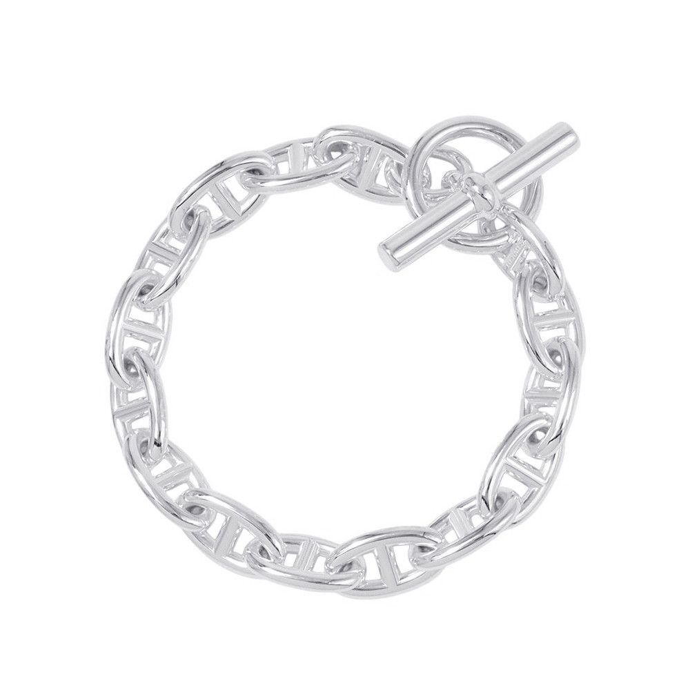 エルメス ブレスレット シェーヌダンクルGM 15コマ SV925シルバー HERMES ジュエリー