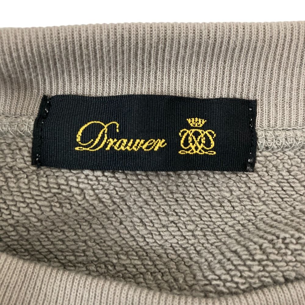 良品 Drawer ドゥロワー コットン裏毛 ロングスリーブ スウェット