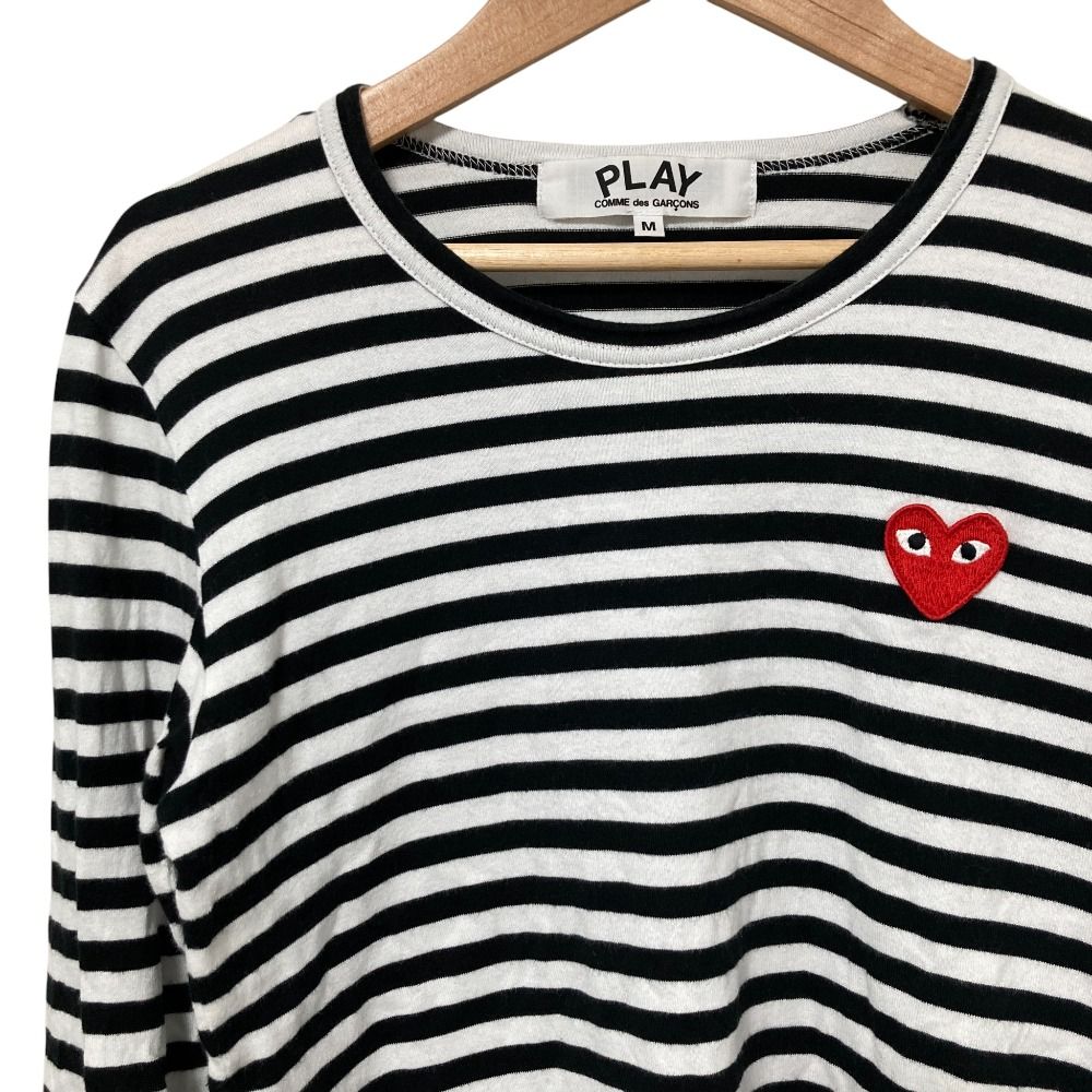 良品 PLAY COMME des GARCONS プレイ コムデギャルソン ボーダー T
