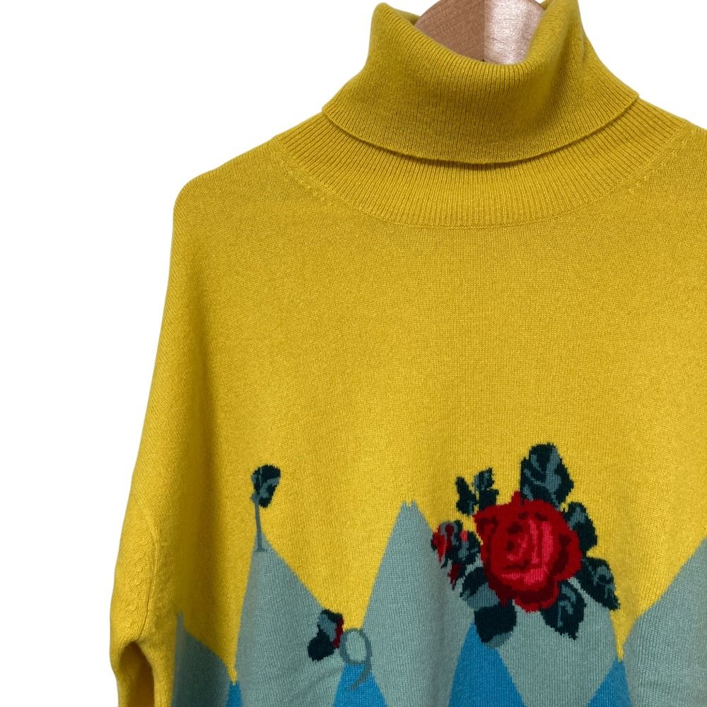 美品 BALLANTYNE バランタイン カシミヤブレンド タートルネック